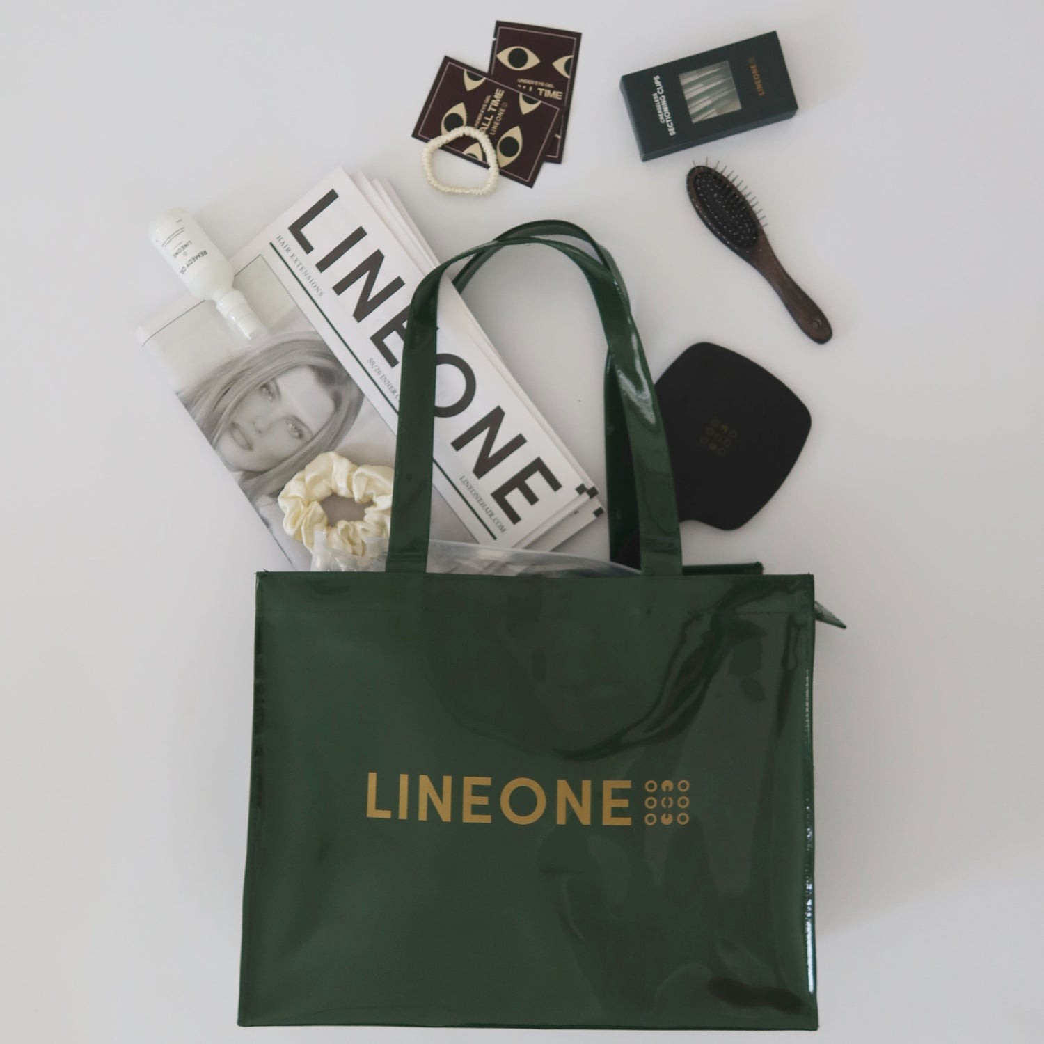 Green Line One tote bag